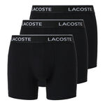 Lacoste Lacoste Boxershorts Courts long 3er Pack Cale&ccedil;on Hommes-noir, blanc