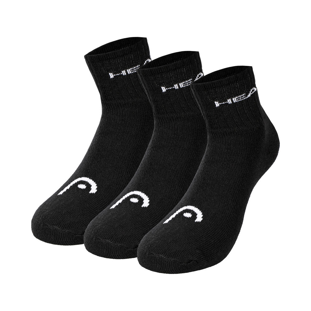 HEAD Club Chaussettes De Tennis - Noir