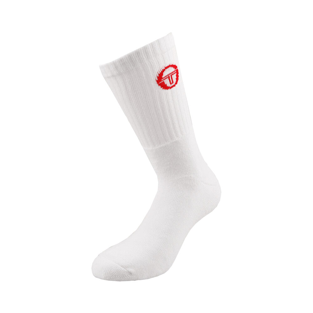 Sergio Tacchini Chaussettes De Tennis - Blanc , Rouge