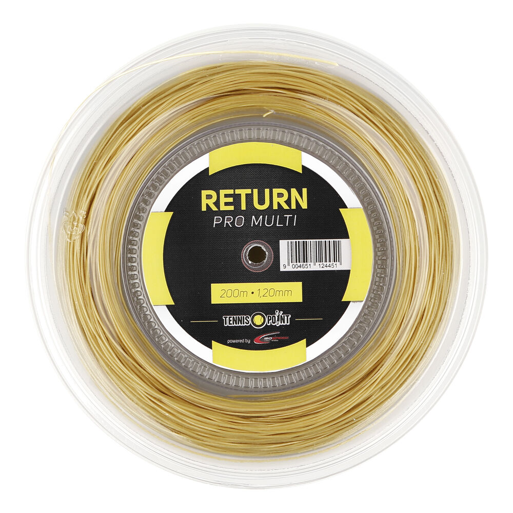 Tennis-Point Return Pro Multi Bobine Cordage 200m - Écru