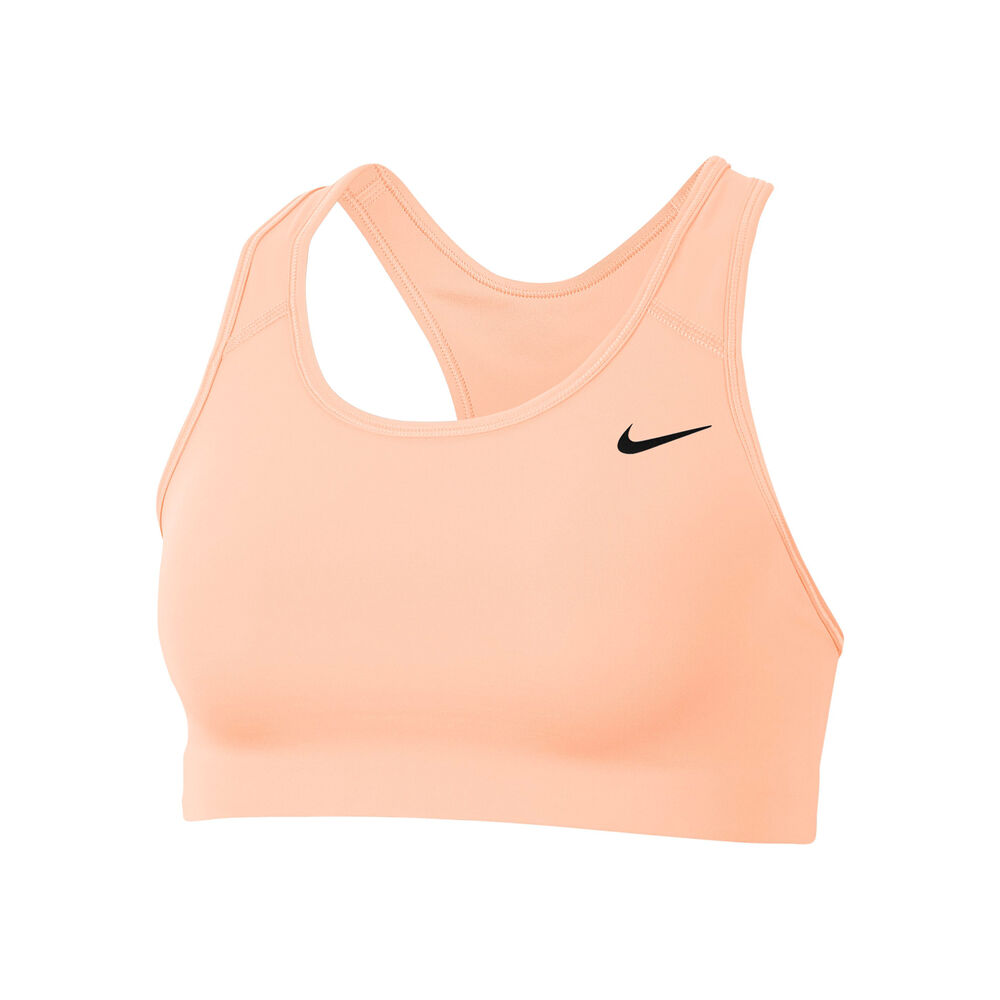 Nike Swoosh Soutien-gorge Sport Femmes - Abricot, Noir