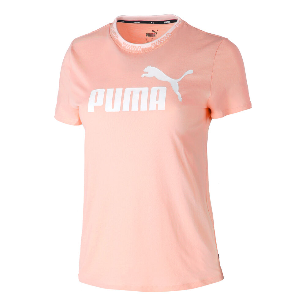 Puma Amplified Graphic T-shirt Femmes - Abricot, Blanc