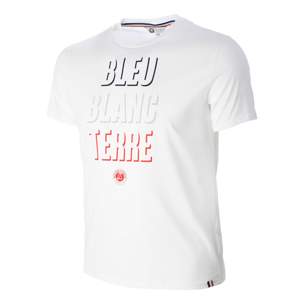 Roland Garros Terre T-shirt Hommes - Blanc , Multicouleur