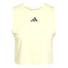 Boxy 3Stripes Débardeur Tank Top Femmes-Jaune