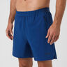 Borg Zip Shorts Hommes-Bleu Fonc&eacute;