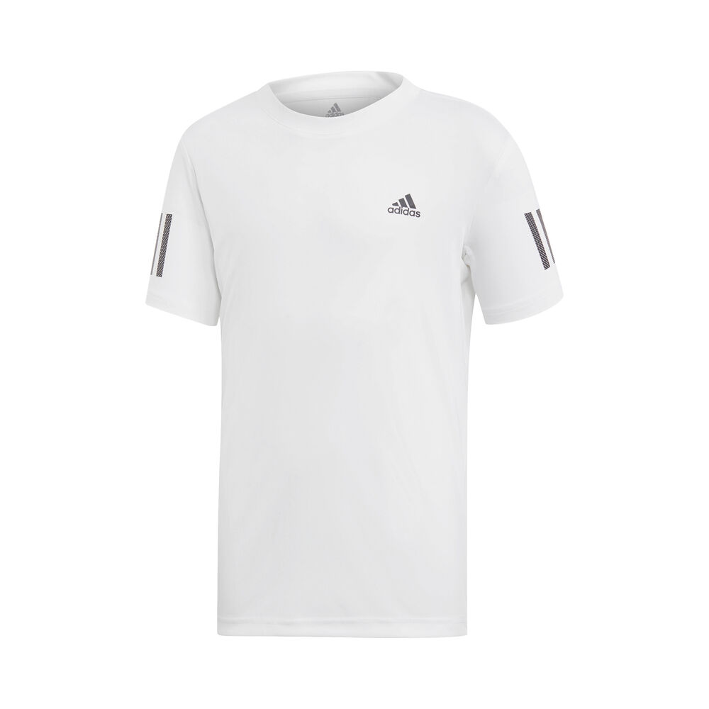 adidas Club 3-Stripes T-shirt Garçons - Blanc , Noir
