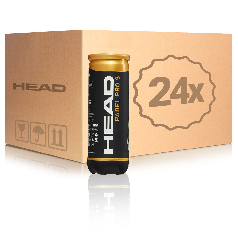 HEAD Padel Pro S 24 Tubes De 3 En Carton