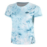 V&ecirc;tements Lotto Lotto Tech IV D2 T-shirt Femmes-Bleu Clair