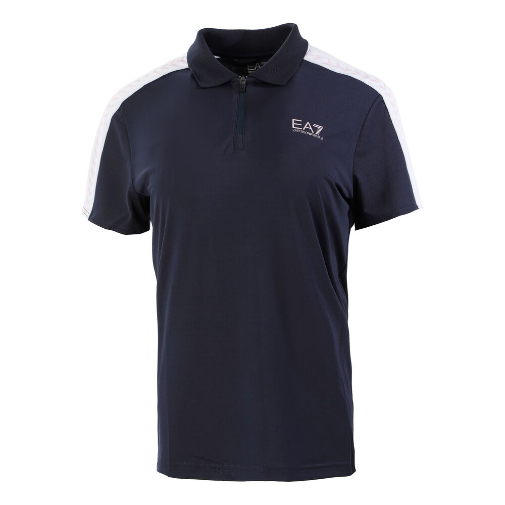 EA7 Polo Femmes - Bleu Foncé , Blanc