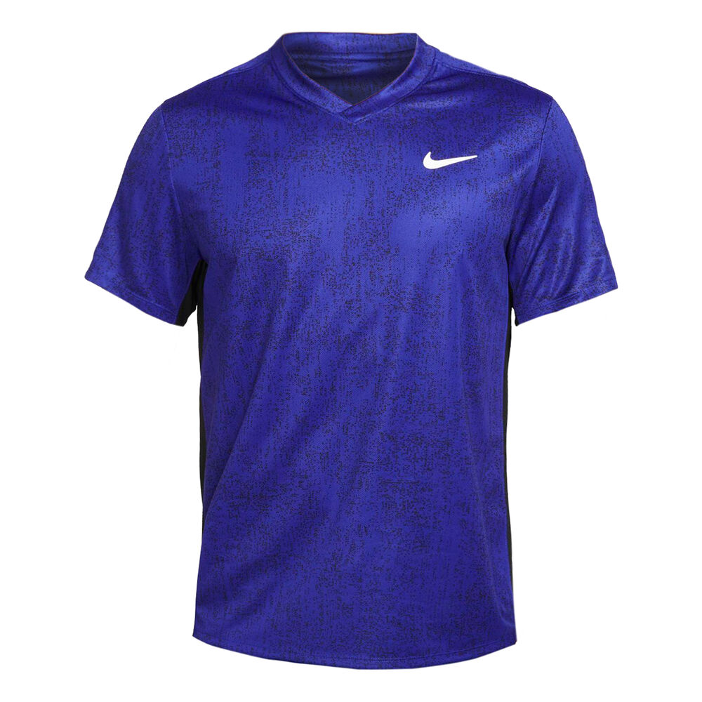 Nike Dry Victory Print T-shirt Hommes - Bleu , Noir