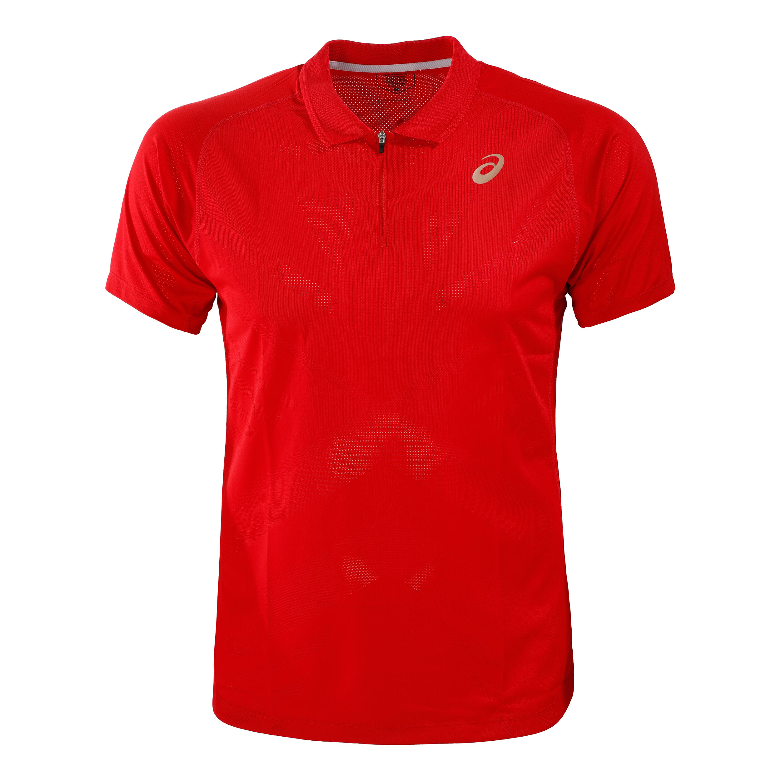 Polo asics homme rouge store