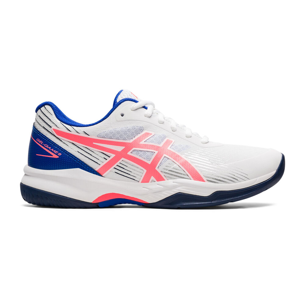 Asics Gel-Game 8 Chaussures Toutes Surfaces Femmes - Blanc , Multicouleur