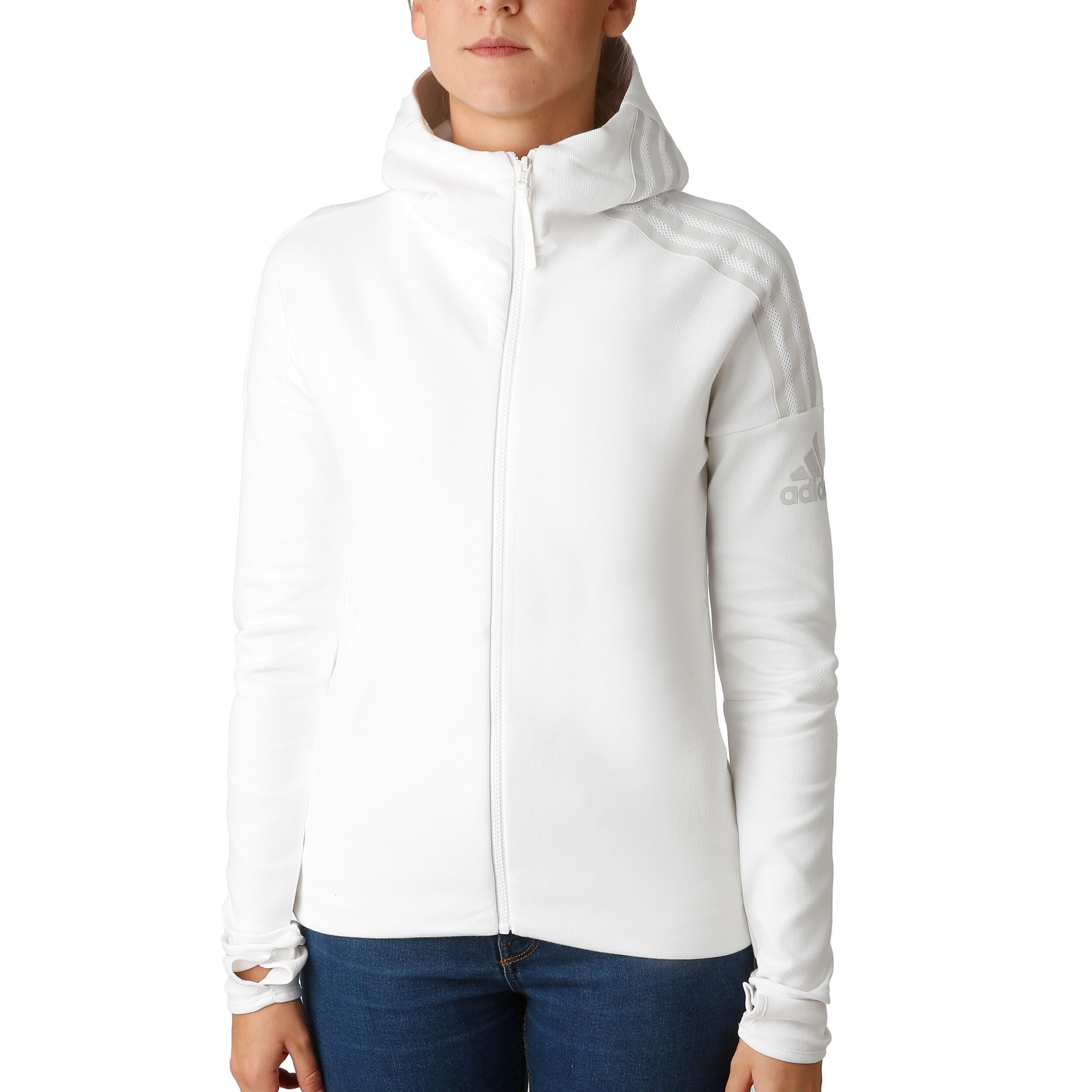 Buy adidas Z.N.E. Veste De Survetement Femmes Blanc Gris Clair online Tennis Point FR