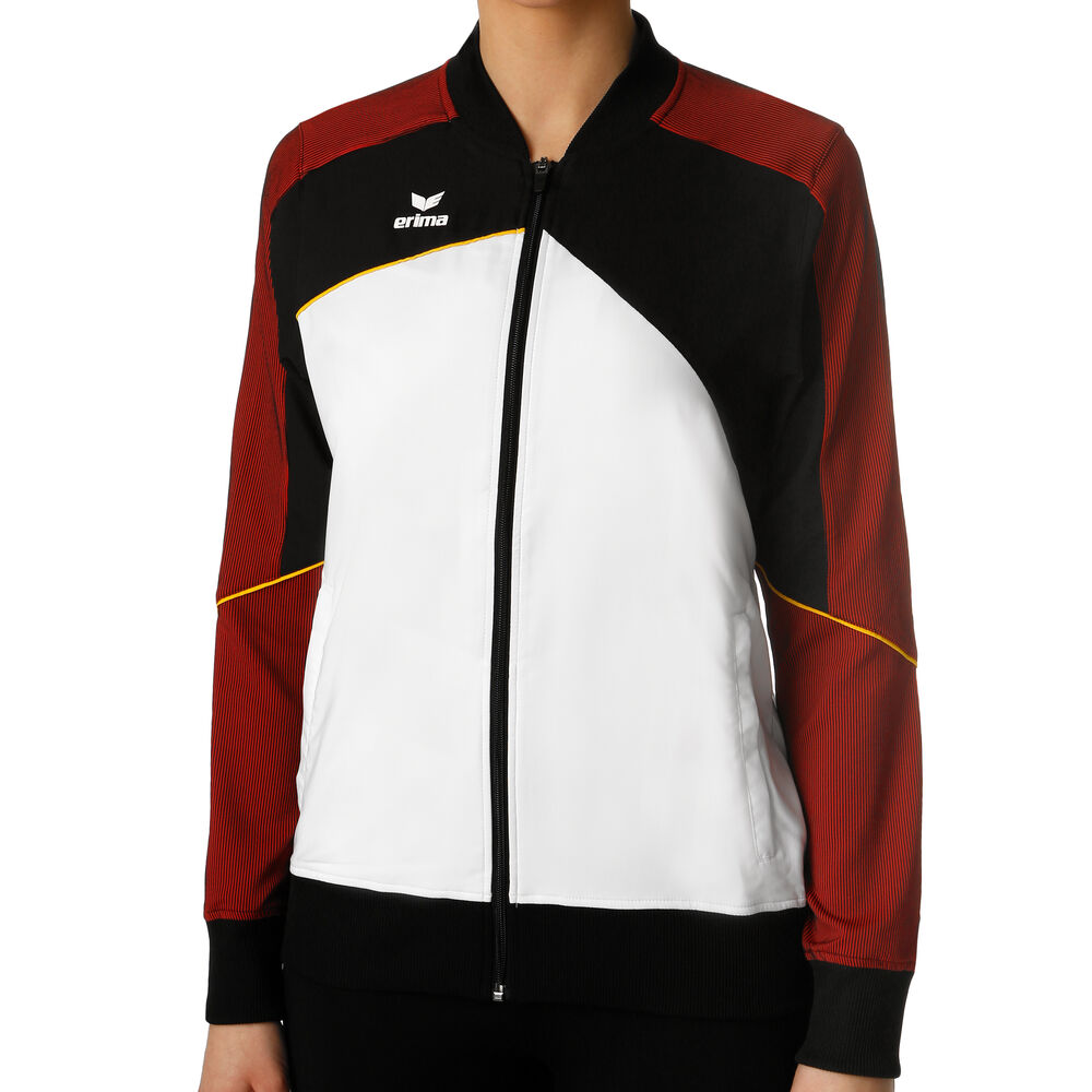 Erima Premium One 2.0 Präsentation Veste De Survêtement Femmes - Blanc , Noir
