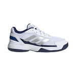 adidas adidas Crazyquick Chaussures padel Enfants-blanc, bleu fonc&eacute;