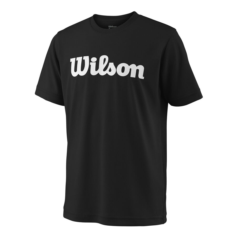 Wilson Team Script Tech T-shirt Enfants - Noir , Blanc