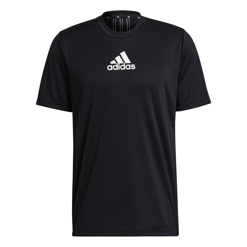 adidas 3-Stripes Back T-shirt Hommes - Noir