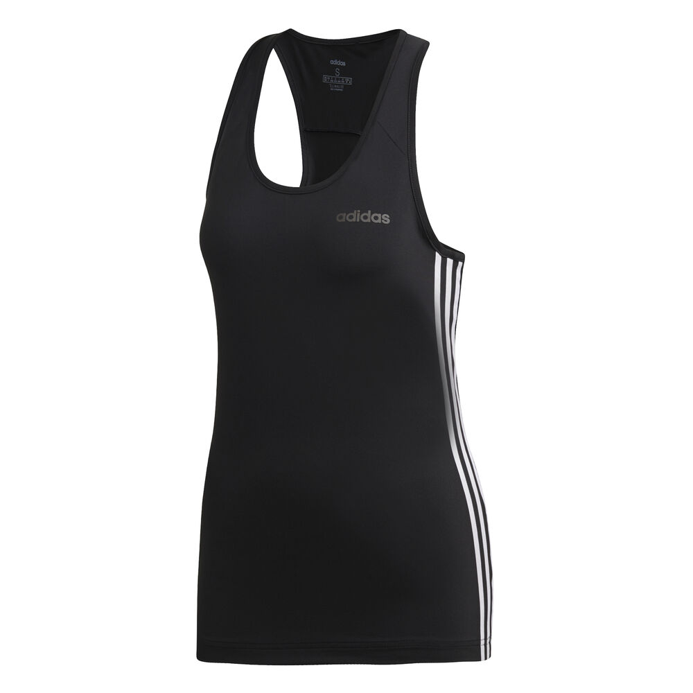adidas Designed To Move 3-Stripes Débardeur Tank Top Femmes - Noir , Blanc