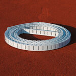 Équipement court de tennis Tegra Tegra Ideala Ligne Tendue 23,77m X 4cm Remplacement, Ligne De Côté-Blanc