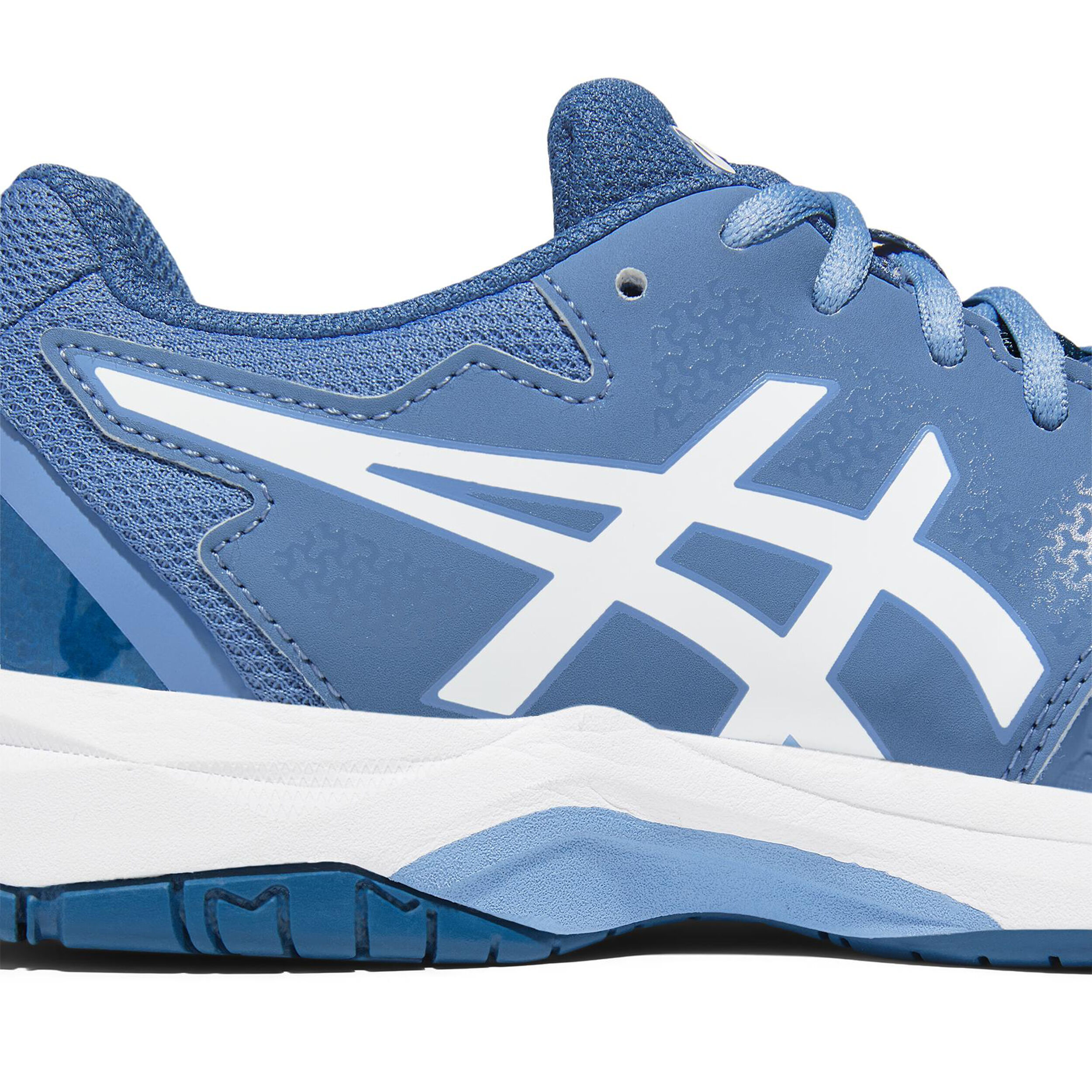 Buy ASICS Gel Resolution 8 GS Chaussures Toutes Surfaces Enfants Bleu Blanc online Tennis Point FR