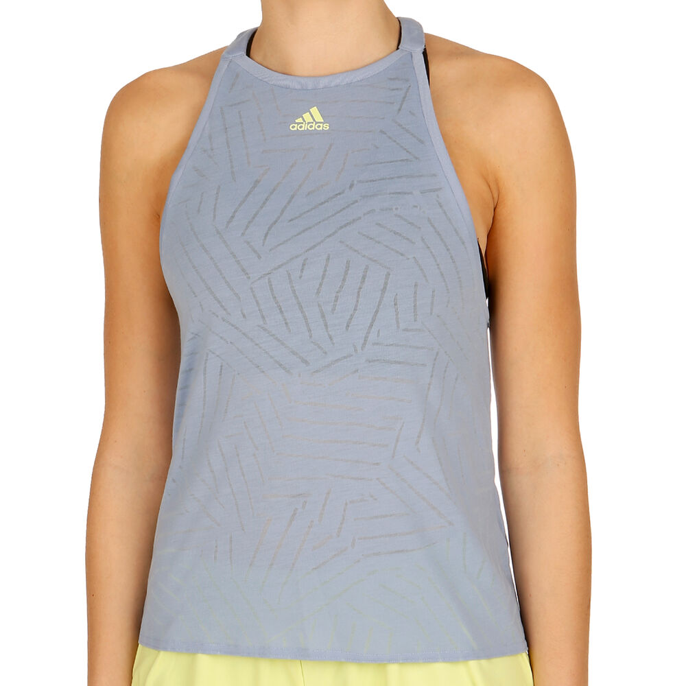 adidas Burnout Débardeur Tank Top Femmes - Bleu Clair , Jaune Citron