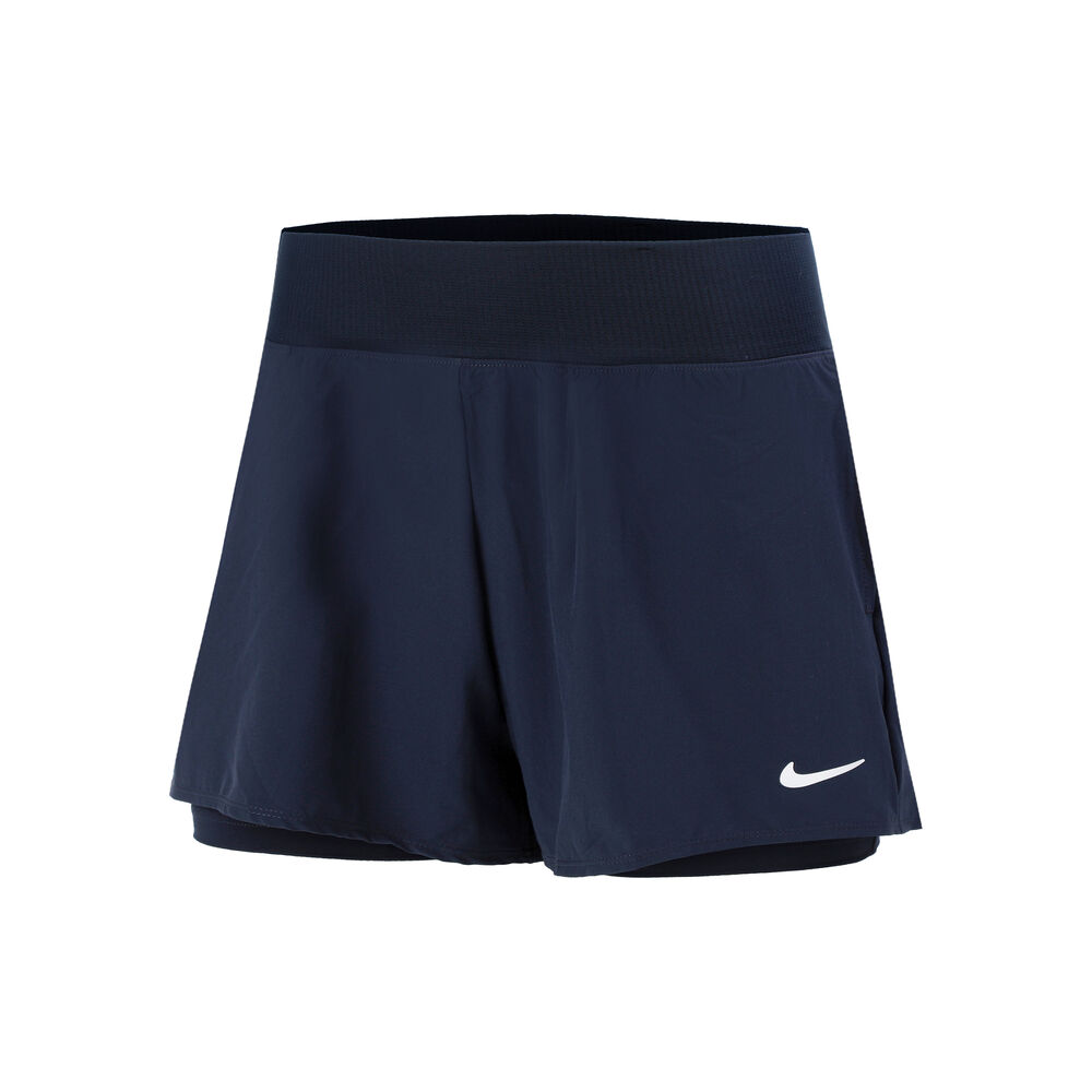Nike Court Dry Victory Shorts Femmes - Bleu Foncé