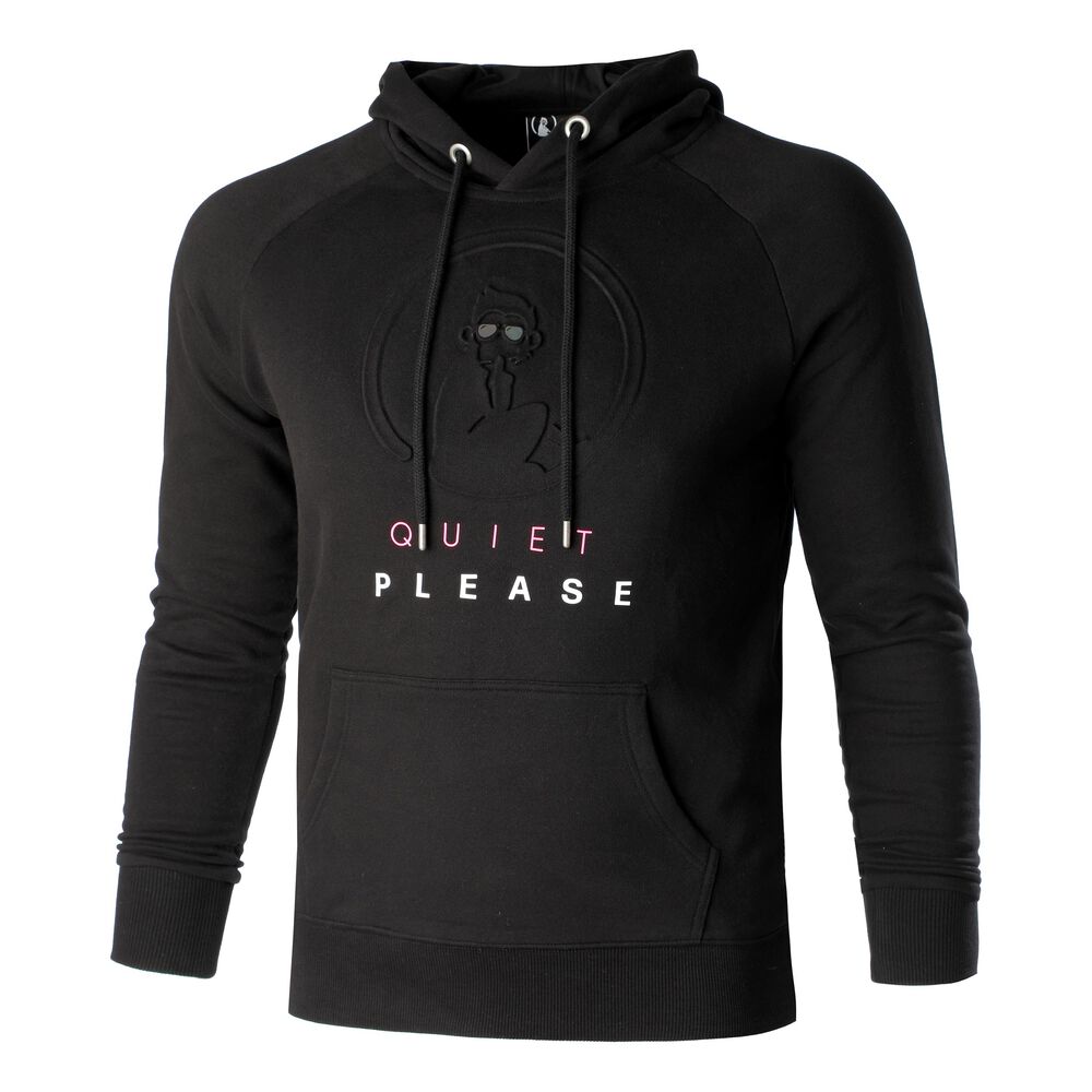 Quiet Please Paint The Lines Sweat à Capuche Hommes - Noir