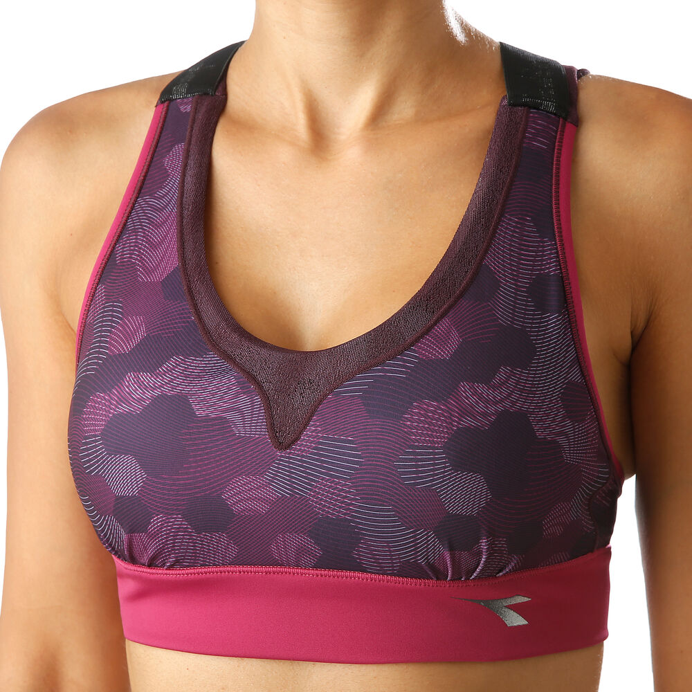 Diadora Supportive Soutien-gorge Sport Femmes - Violet , Berry