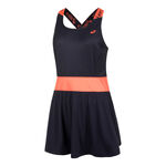 Vêtements ASICS ASICS Robe Femmes-Bleu Foncé,Corail