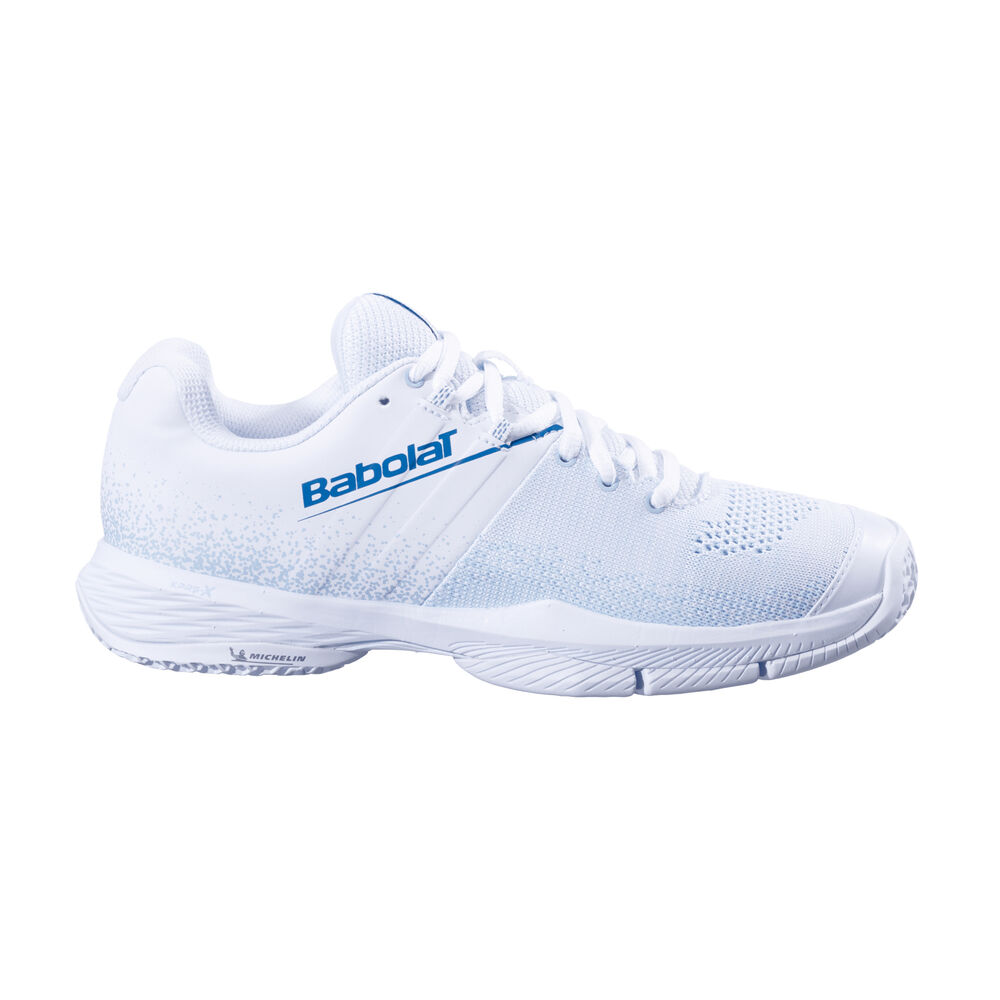 Babolat Sensa Femme Babolat SENSA Chaussures Padel Femmes-Blanc,Bleu