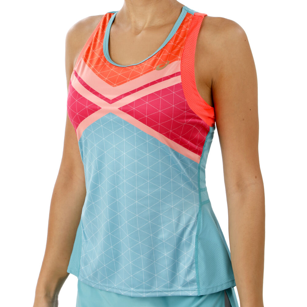 Asics Graphic Débardeur Tank Top Femmes - Turquoise , Pink
