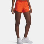 Vêtements Under Armour Under Armour Tech Play Up Short avec poche-balles Femmes-orange