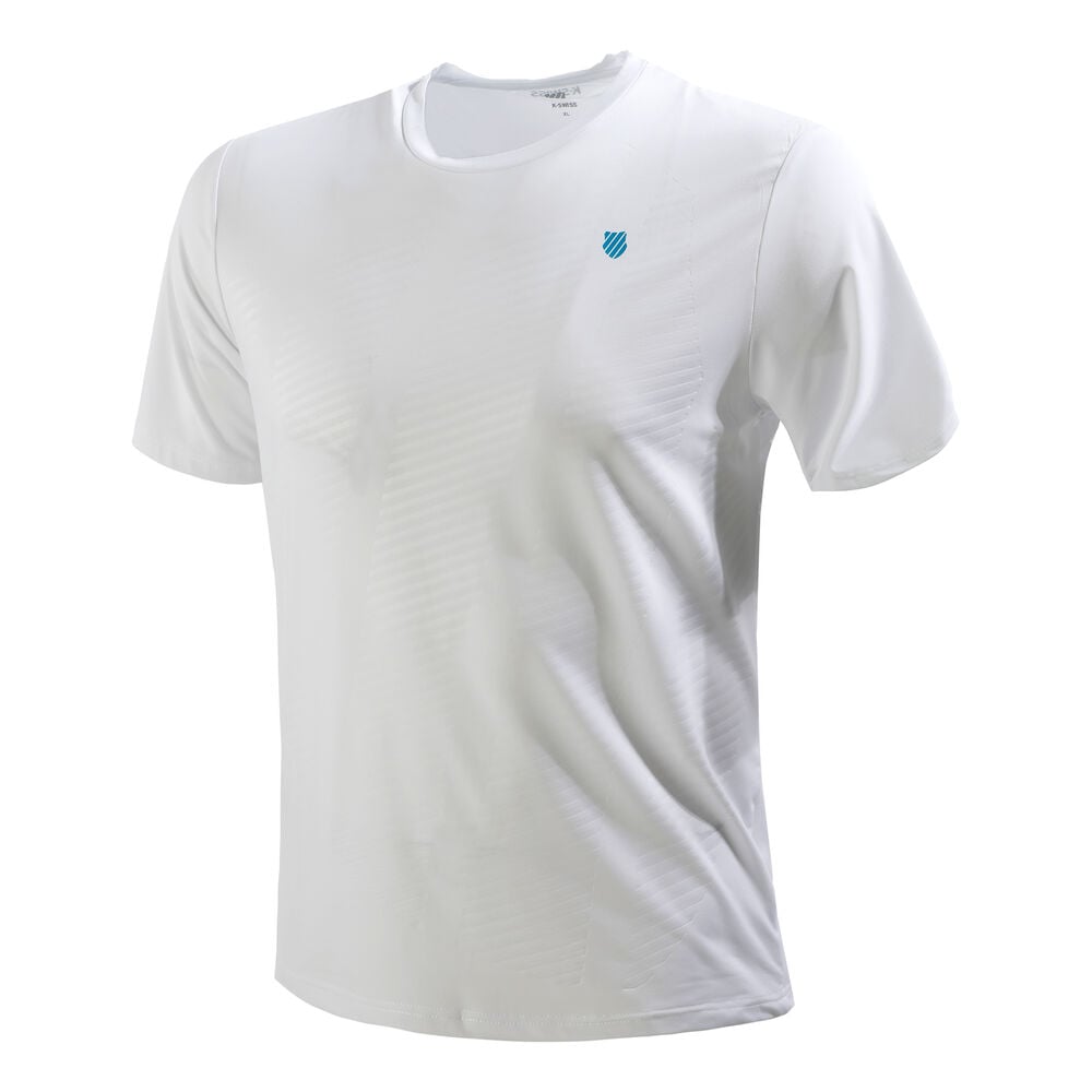K-Swiss Hypercourt Print T-shirt Hommes - Blanc