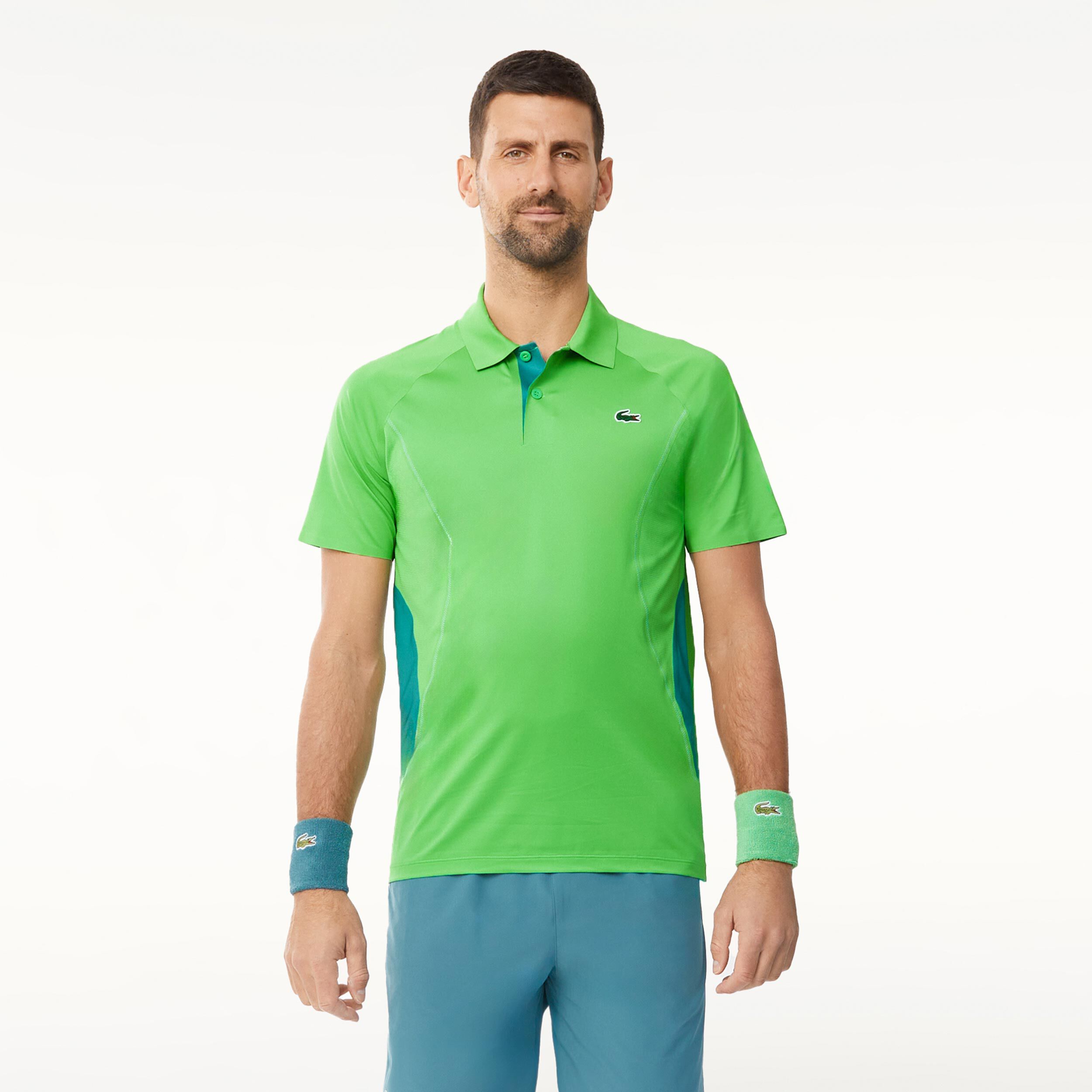 Polo lacoste bleu vert shop