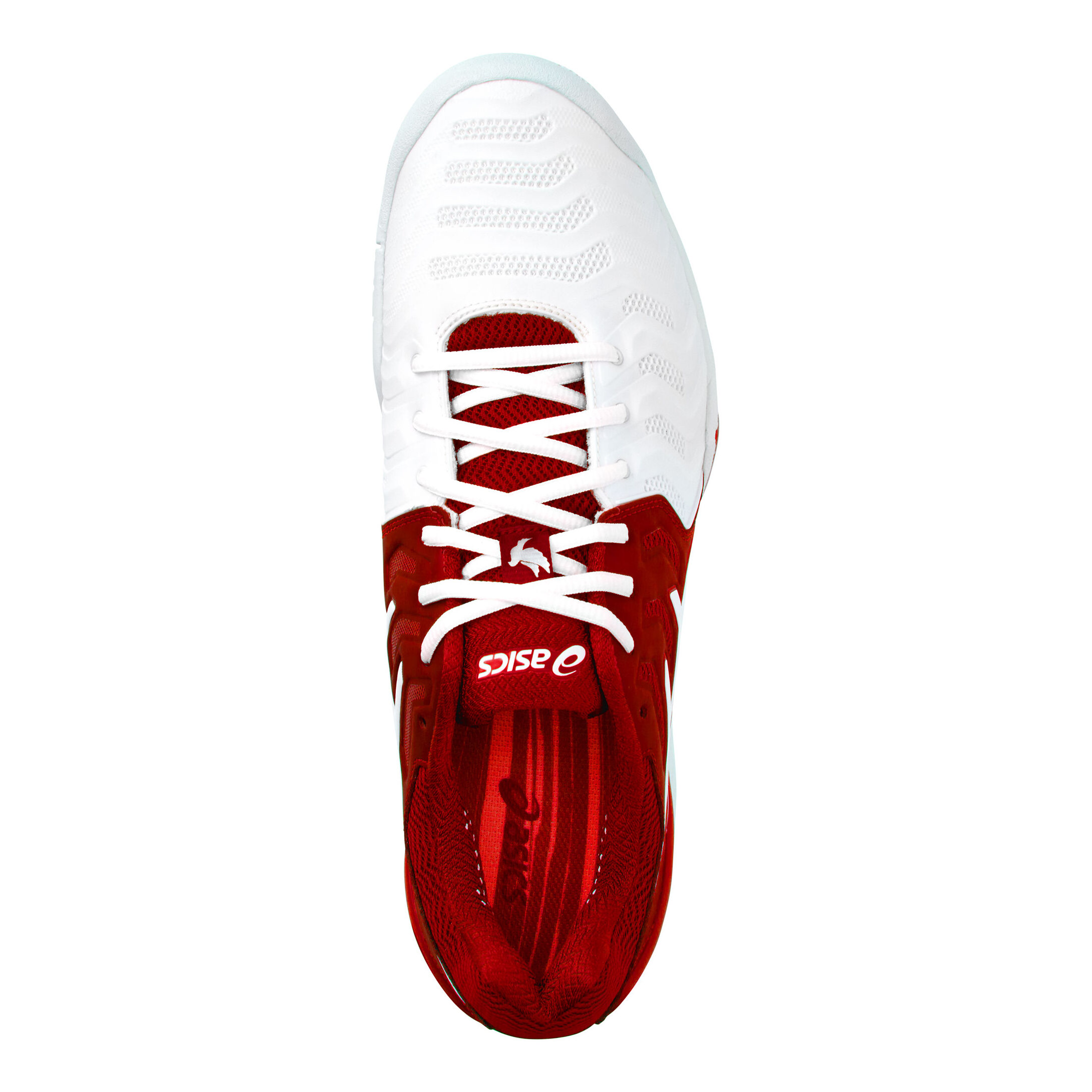 Buy ASICS Novak Djokovic Gel Resolution Chaussures Toutes Surfaces Hommes Rouge Blanc online Tennis Point FR