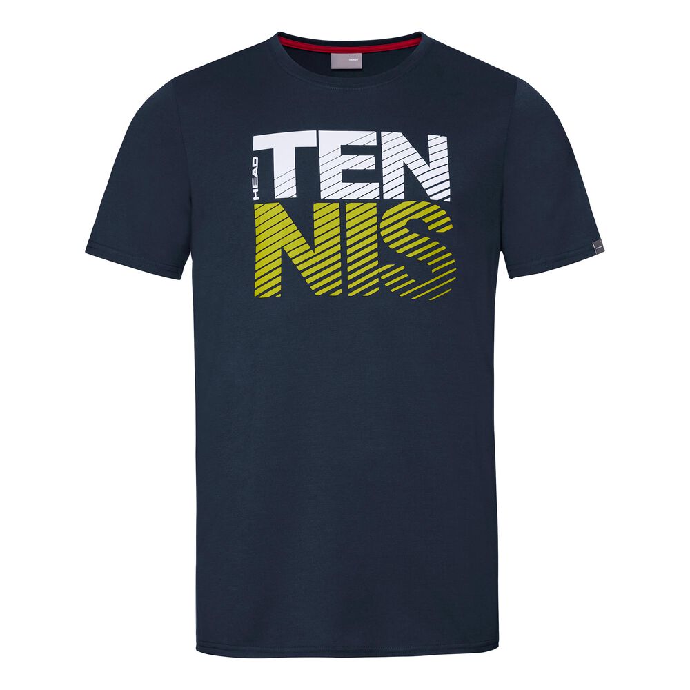 HEAD Club Chris T-shirt Enfants - Bleu Foncé , Blanc