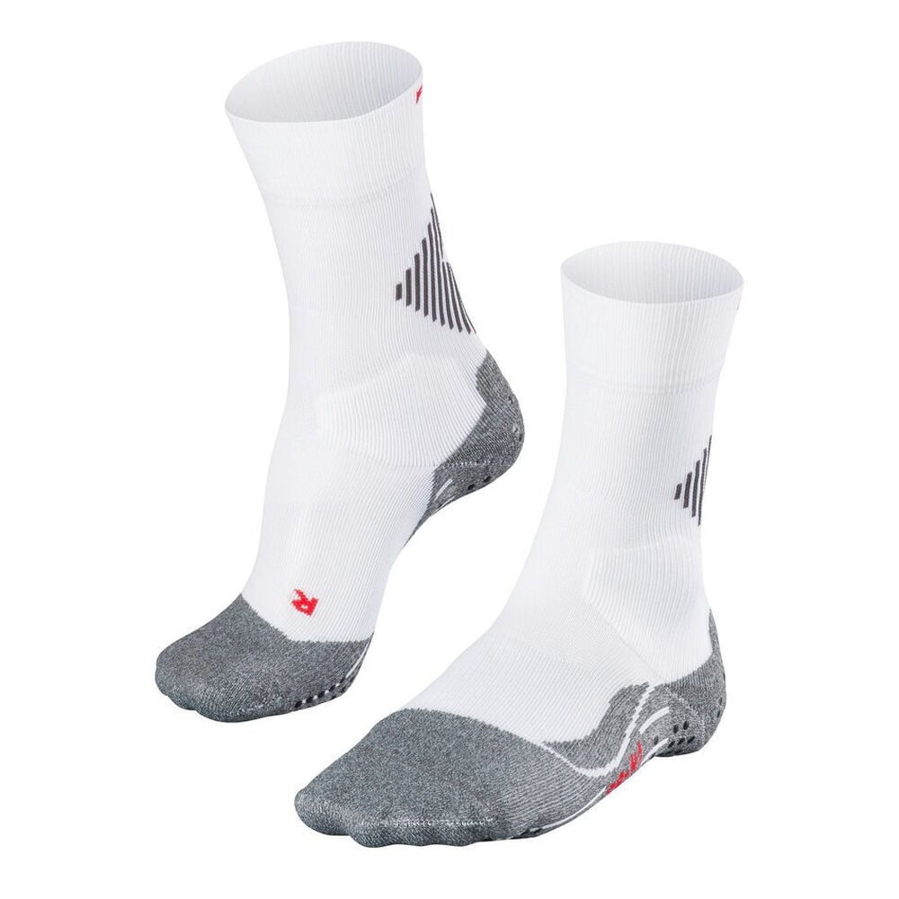 Falke 4 Grip Chaussettes De Sport Hommes - Blanc , Gris