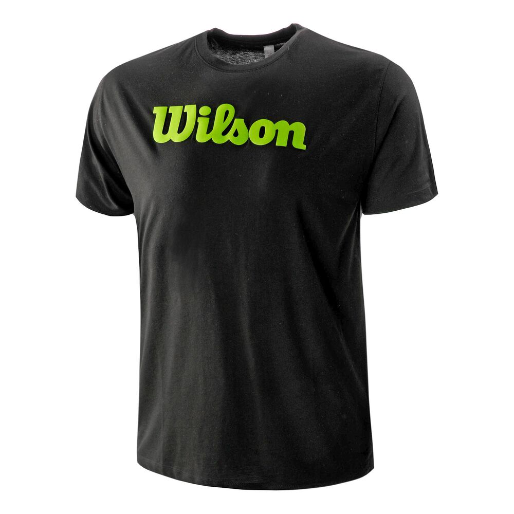 Wilson Tech Script T-shirt Edition Spéciale Hommes - Noir , Vert