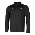 V&ecirc;tements Nike Nike Dri-Fit Dri-FIT Element Flash Half-Zip Maillot De Course Hommes-Noir,Argent