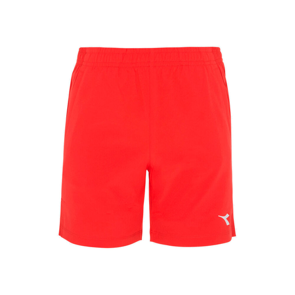 Diadora Court Shorts Garçons - Rouge , Blanc
