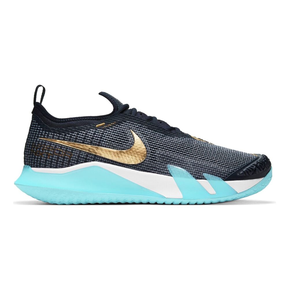 Nike Court Vapor React NXT Chaussures Toutes Surfaces Hommes - Bleu Foncé , Or