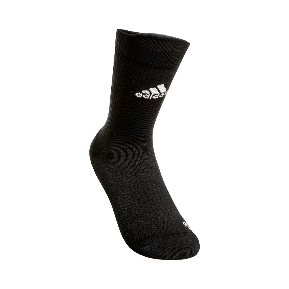 adidas Alphaskin Crew Low Cut Chaussettes De Sport - Noir , Blanc