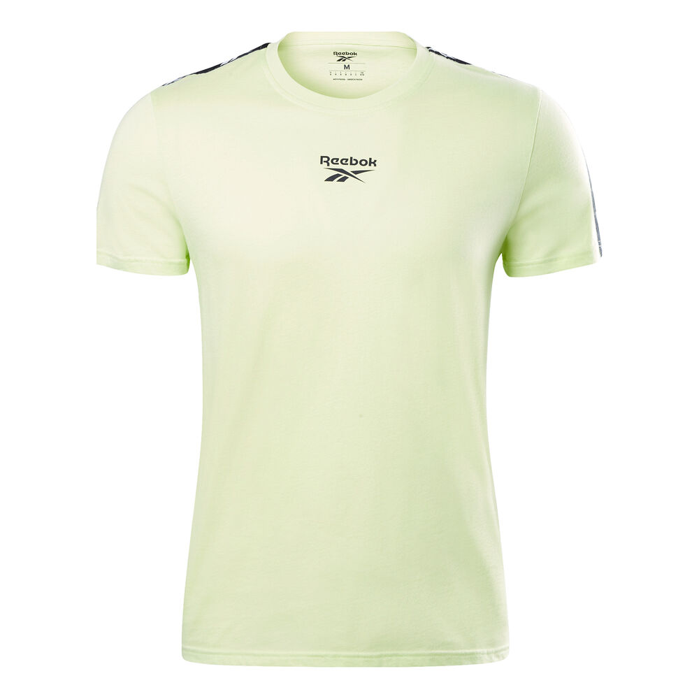 Reebok TE Tape T-shirt Hommes - Vert Clair , Noir