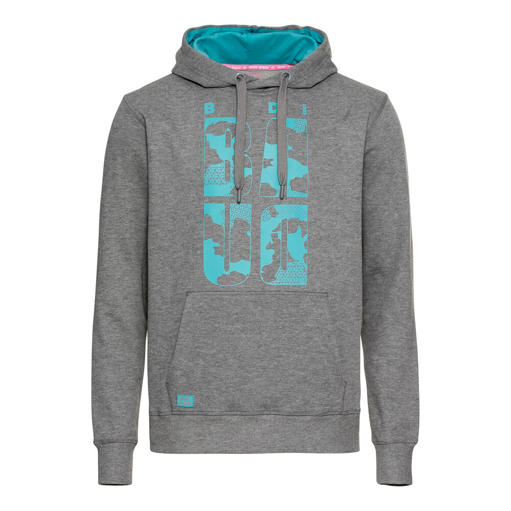 BIDI BADU Manu Lifestyle Sweat à Capuche Hommes - Gris , Turquoise