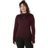 Road Winter Seamless Maillot de course Femmes-rouge foncé