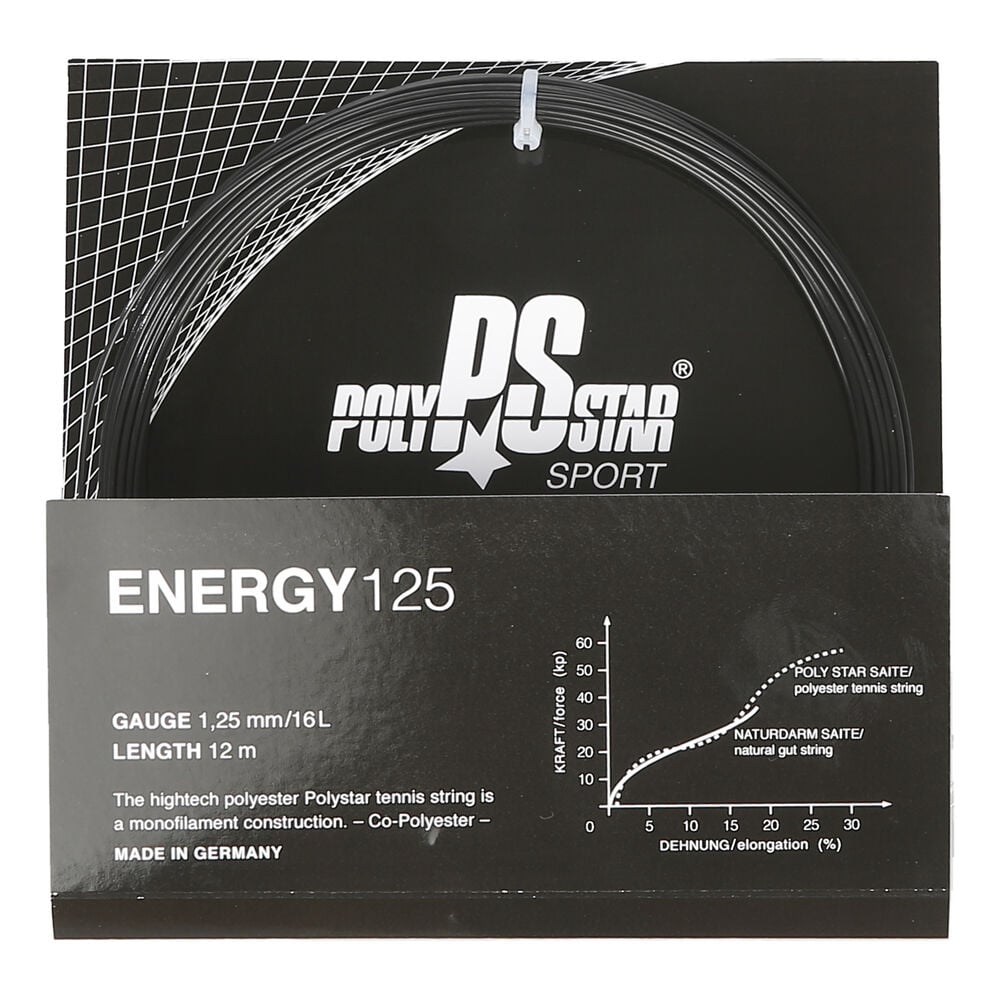 Poly Star Energy 12m Cordage En Garniture - Noir