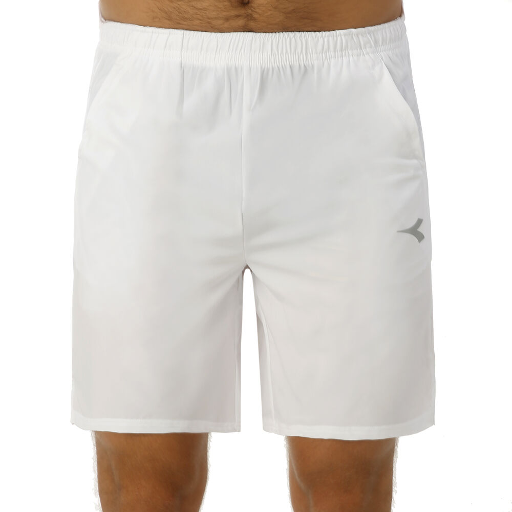 Diadora Court Shorts Hommes - Blanc , Gris Clair