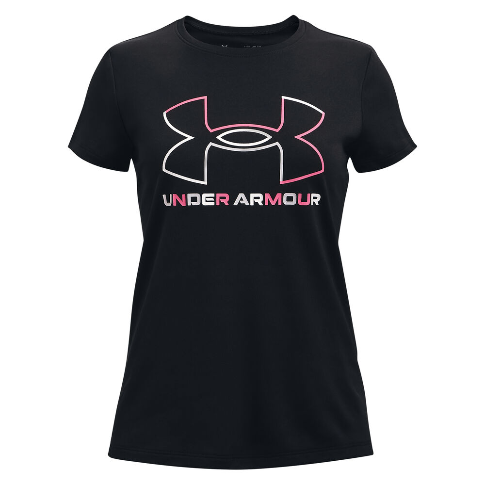 Under Armour Tech Solid Body T-shirt Filles - Noir , Blanc