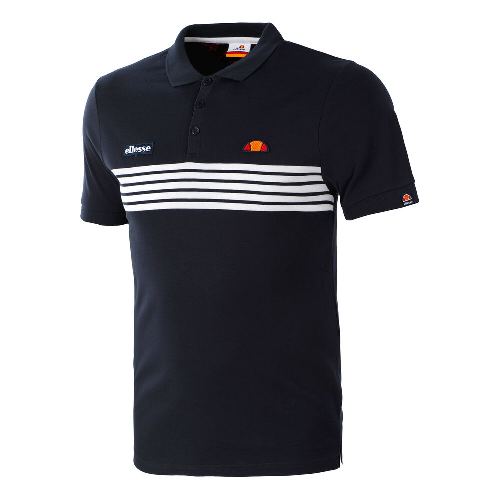 Ellesse Vanni Polo Hommes - Bleu Foncé , Blanc