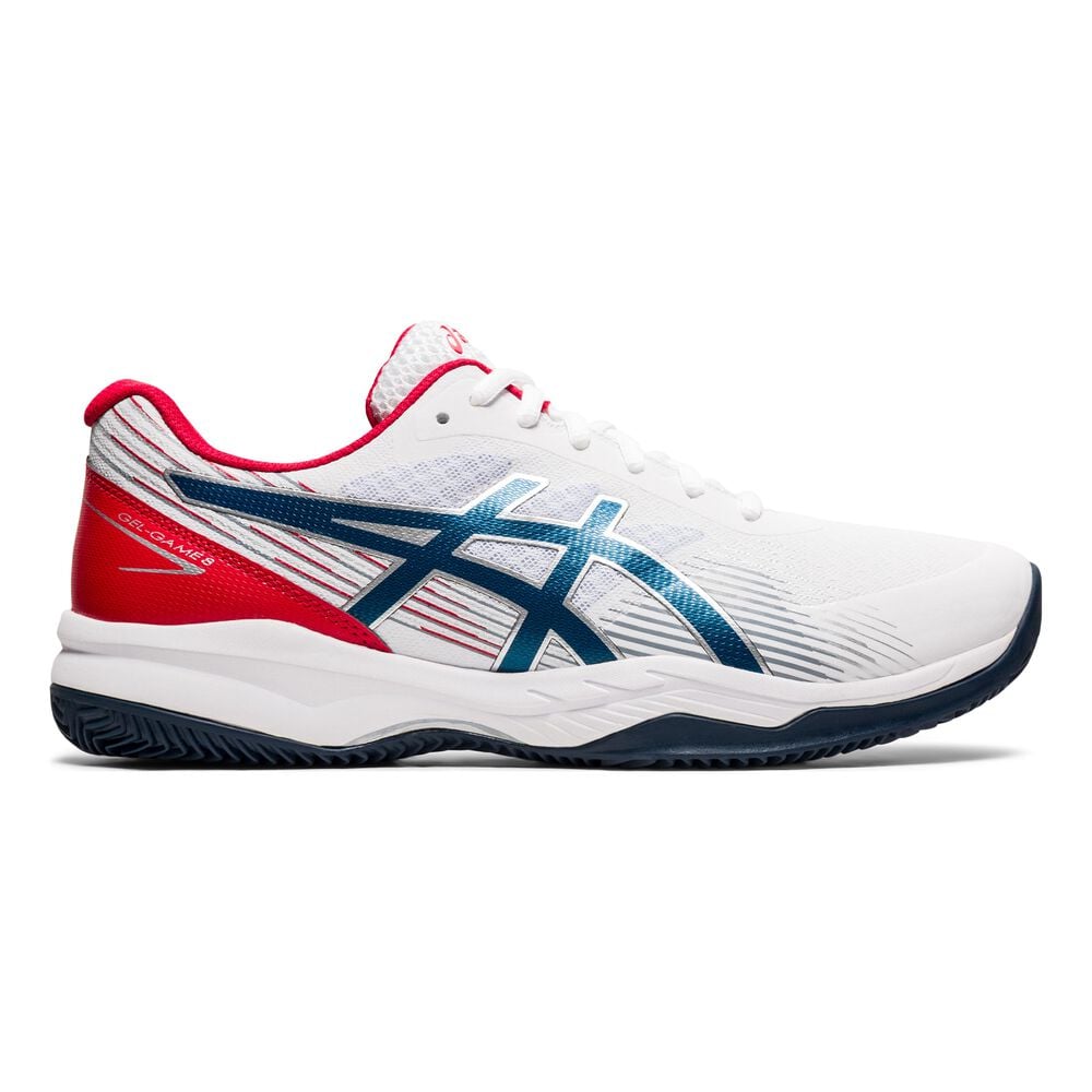 Asics Gel-Game 8 Clay Chaussure Terre Battue Hommes - Blanc , Bleu